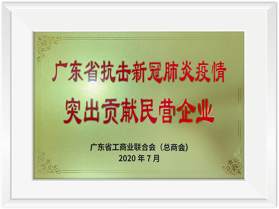 广东省抗击新冠肺炎疫情凸起贡献民营企业